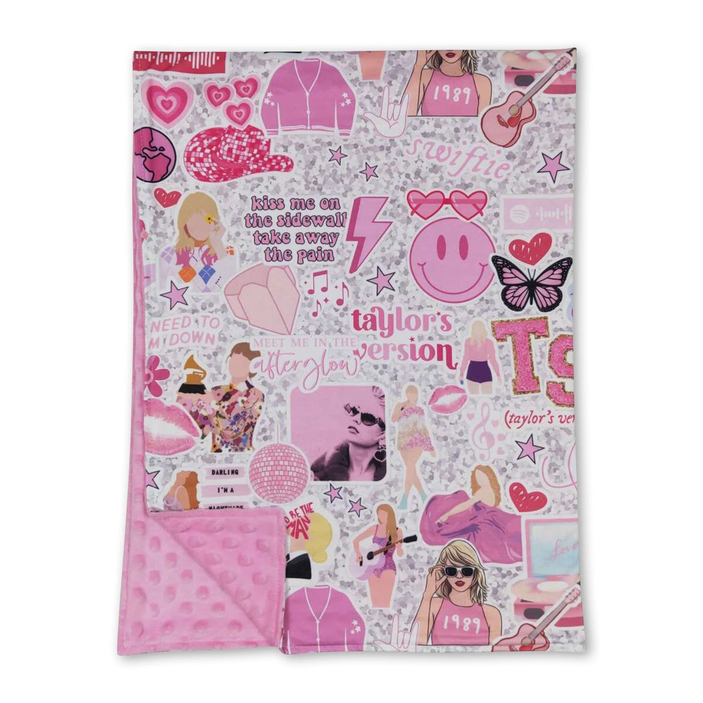 Pink Swifty Minky Blanket