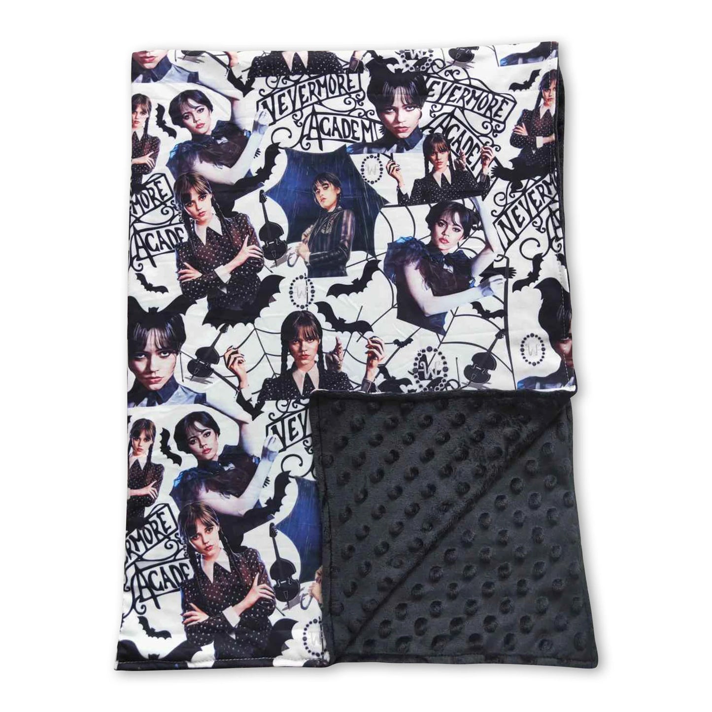 Wednesday Minky Blanket