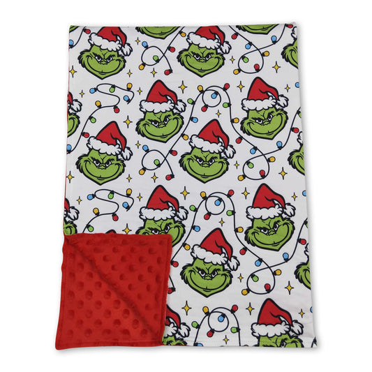 Green Guy Minky Blanket