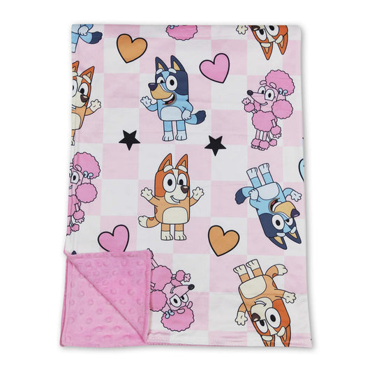 Blue Dog Minky Blanket