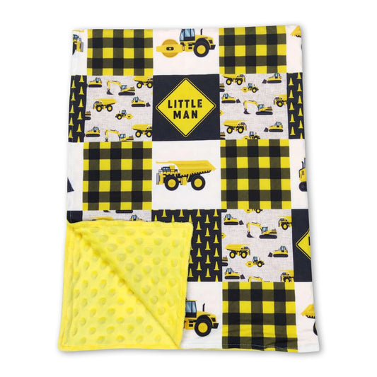 Construction Minky Blanket